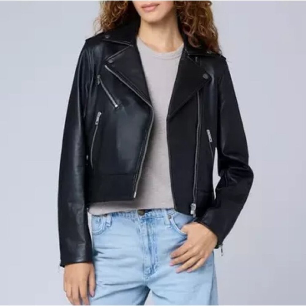 Rag & Bone Mercer Black Leather Jacket